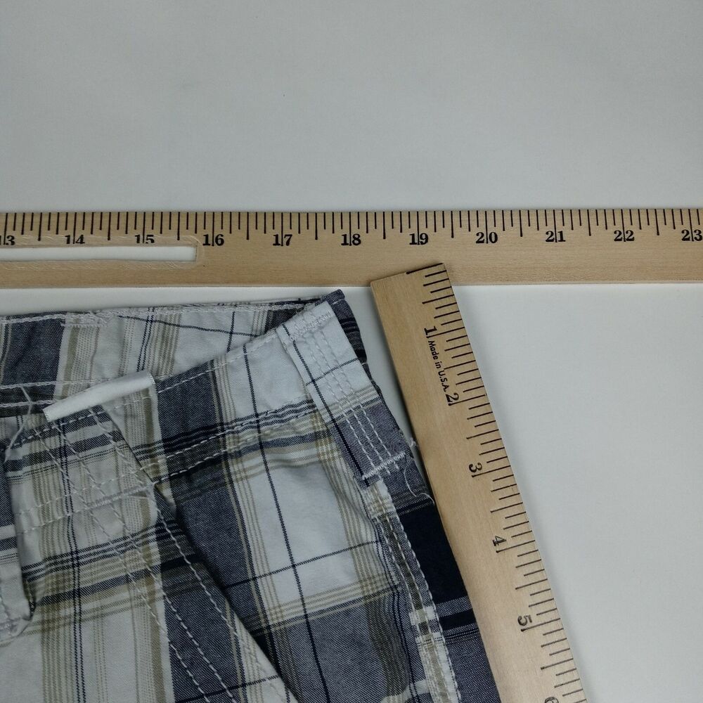 LEE Plaid Shorts Cargo Pockets Men's Size 38 Casual Outdoor - Picture 6 of 9